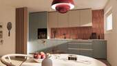 Visualisierung Küche - Etagenwohnung mit 81,00 m² in München zum Kaufen