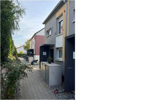 Ansicht Hauseingang - A+Energie; 2,5 Bad; €4.847qm; 144qm 5-Schlafzim..; XXL-Terrasse; Spielstrasse