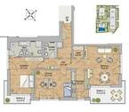 Grundriss - 3 Zimmer Etagenwohnung zur Miete in Dresden