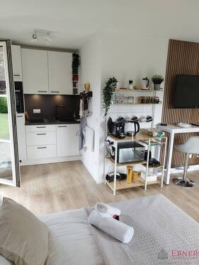 Küche - Terrassenwohnung mit 32,00 m² in Viechtach zum Kaufen