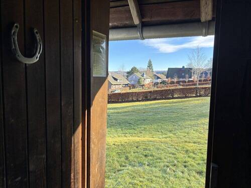 Blick aus der Scheune - 