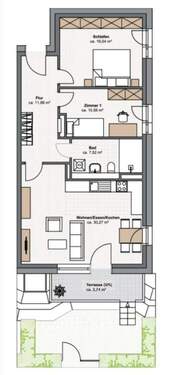 Wohnung 6 - 3 Zimmer Etagenwohnung zum Kaufen in Kaarst / Büttgen