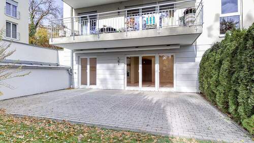 Terrasse - 3 Zimmer Etagenwohnung zum Kaufen in Bad Kissingen