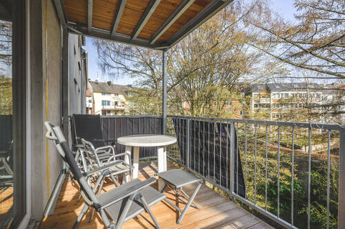 Titelbild - Gut geschnittene 3-Zimmer-Wohnung mit 2 Balkonen in ruhiger Wohnlage im Herzen von Aachen