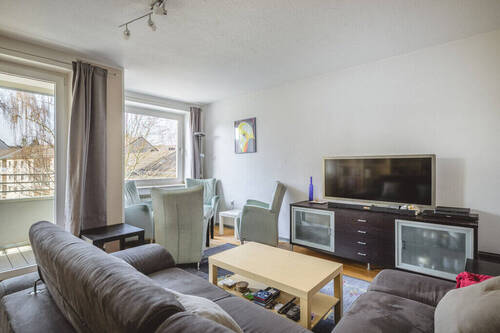 Wohnzimmer Ansicht 2 - Etagenwohnung mit 85,00 m&sup2; in Aachen zum Kaufen