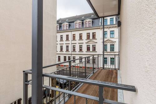 Balkon - Etagenwohnung mit 70,00 m&sup2; in Leipzig zum Kaufen