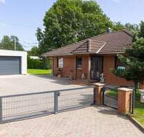 Charmanter Bungalow von 1997 mit Wintergarten u. großem Grundstück - Wohnen nahe Greifswald - Wackerow