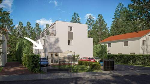 Einfahrt in Ihr Reihenendhaus - 5 Zimmer Reihenendhaus zum Kaufen in München