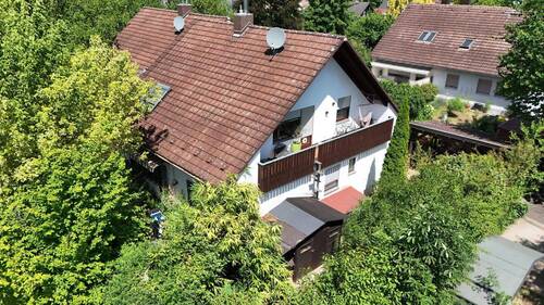 Blick auf die sonnige Loggia - 5 Zimmer Doppelhaushälfte zum Kaufen in Neunkirchen
