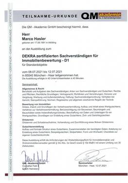 Teilnahme-Urkunde QM akademie DEKRA D1.jpg - 
