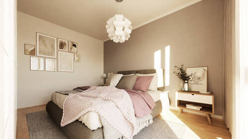Schlafen - 3 Zimmer Etagenwohnung in Wiesbaden