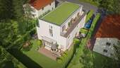 Vogelperspektive - Reihenmittelhaus mit 143,40 m&sup2; in München zum Kaufen