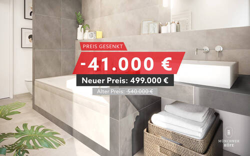 Jetzt Vorteilspreis sichern! - Studio-Apartment mit zwei lichtdurchfluteten Zimmern und Tageslicht-Badezimmer