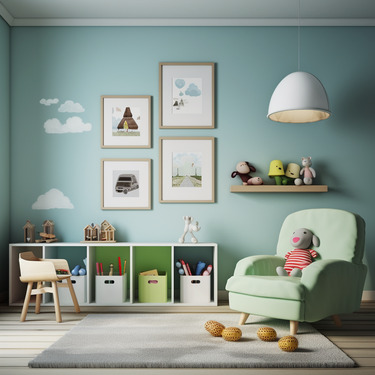 Bunte Träume im skandinavischen Stil.png - 3 Zimmer Etagenwohnung zum Kaufen in Nürnberg