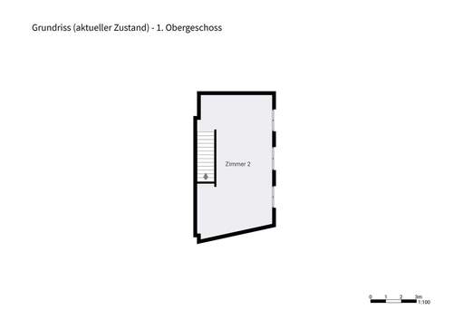 Grundris - aktueller Zustand 1.OG - 