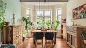 Wohnzimmer 1 - Stilvolle 3-Zimmer-Altbauwohnung mit Balkon in gepflegtem Jugendstilhaus