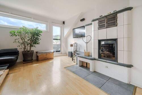 Behaglicher Kaminofen - 