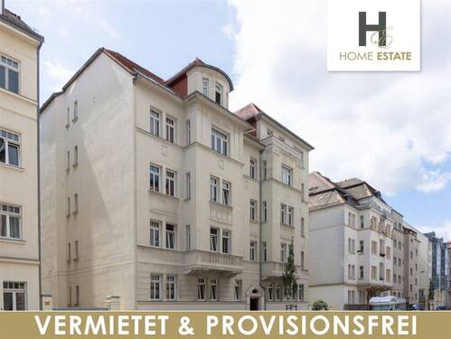 Straßenfassade - 3 Zimmer Etagenwohnung in Leipzig