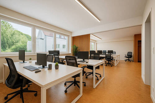 Büro_III-IV_gestaged - 5 Zimmer Büro zum Kaufen in Elmshorn