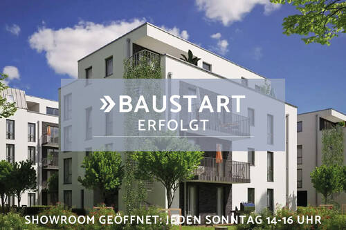 Baustart - Moderne 2-Zimmer-Wohnung mit Tageslicht-Bad und Balkon