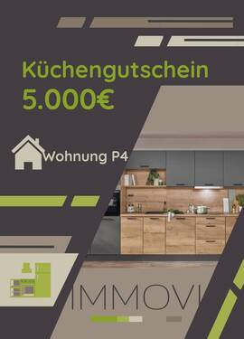 Küchengutschein P4 - *** Tageslichtbad inklusive*** VIO P4 - Wohnung 16 - 1.OG
