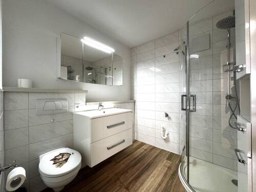 Badezimmer - Etagenwohnung mit 63,60 m² in Isny zum Kaufen