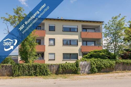 360°-Rundgang Außenansicht - Passau-Neustift, Alte Poststraße 2-Zimmer-Wohnung mit EBK, Tageslichtbad und Südbalkon