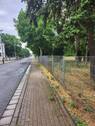 Straße vor dem Grundstück.jpg - Grundstück in Leipzig zum Kaufen