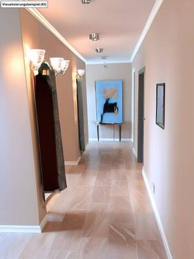 Flur Wohnung EG Visualisierung via Homestaging - 