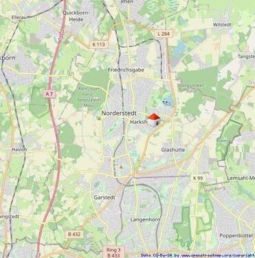 Lage in Norderstedt - 