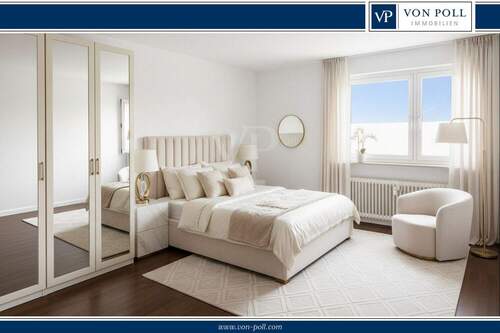 Wohnen über den Dächern – 3-Zimmer-Dachgeschosswohnung mit Balkon und Aufzug - Wohnen über den Dächern - 3-Zimmer-Dachgeschosswohnung mit Balkon und Aufzug