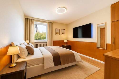 Schlafen virtuell möbliert - 