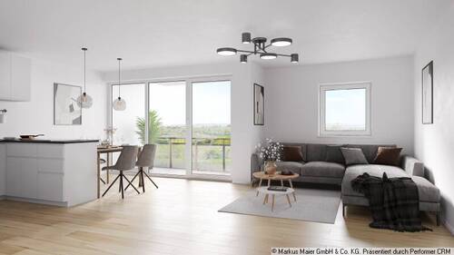 Innenansicht - Lichtdurchflutete Wohnung mit Südterrasse und Gäste-Bad *KfW-Förderung*!