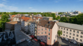 Blick vom Balkon / Küche - 