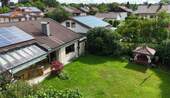Blick zum Freisitz - Großzügiges Einfamilienhaus-Rosenheim - ruhige, sonnige und sehr gefragte Lage