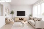 Wohnzimmer Visualisierung - Charmante 3-Zimmer-Wohnung im Herzen von Stuttgart-Wangen