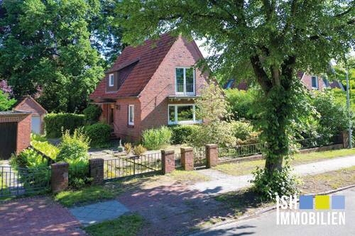 Straßenansicht - Stade-Campe, solides Einfamilienhaus in gesuchter Lage