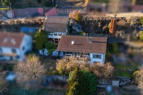 Luftansicht - Ihr Projekt zum Traumhaus! Wohnen und Arbeiten in Aussichtslage!