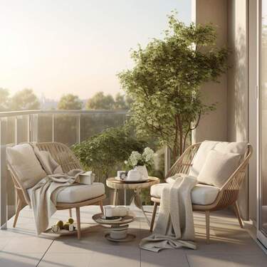 Urlaubsfeeling auf dem eigenen Balkon - Etagenwohnung mit 83,70 m² in Erlangen zum Kaufen