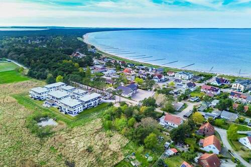 Luftbildaufnahme - Ostseeblick - Grundstück in Glowe