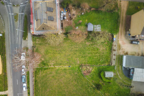 Drohnenaufnahme - Attraktives Baugrundstück mit vielseitigen Bebauungsmöglichkeiten in gefragter und ruhiger Lage!