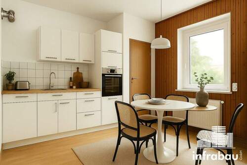 So könnte Ihre Küche aussehen - 3 Zimmer Etagenwohnung in Augsburg / Kriegshaber