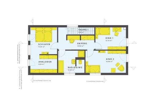 Clevere Raumaufteilung OG - 