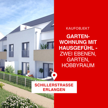 Schillerstraße - 2 Zimmer Terrassenwohnung zum Kaufen in Erlangen