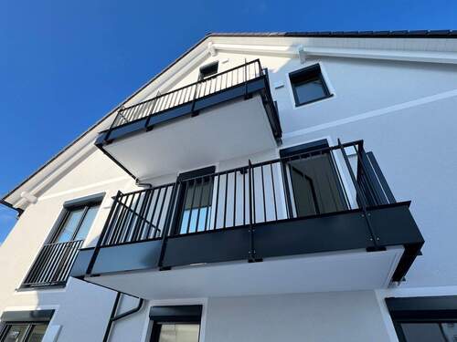 Ansicht Haus A.JPG - Sonnige, hochwertige 3-Zimmer-NEUBAU-Wohnung mit 2 Balkonen