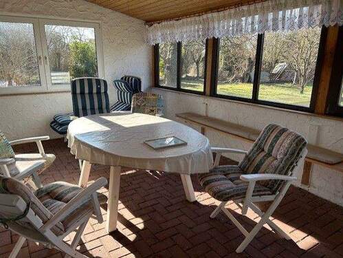 Wintergarten im Gartenbereich - 