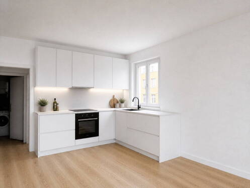 Wohn- und Essbereich - 2 Zimmer Etagenwohnung in München