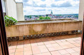 Terrasse mit Ausblick - Etagenwohnung mit 95,50 m² in Amberg zum Kaufen