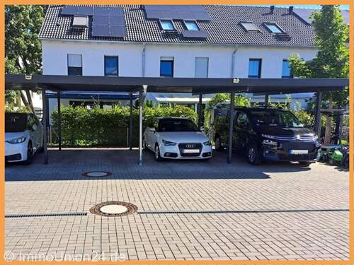 Bild 1 - Neuwertiges Reihenhaus in Höfen mit Sonnen-Terrasse zum pflegeleichten Spielgarten + Carport + KfZPl