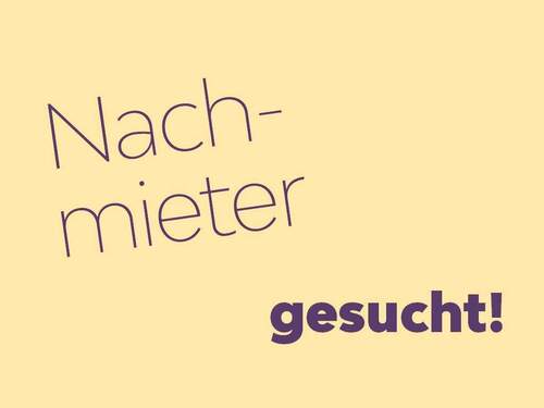 Für diese Wohnung suchen wir freundliche Nachmieter - NACHMIETER GESUCHT! Große 3RW in ruhiger Lage!